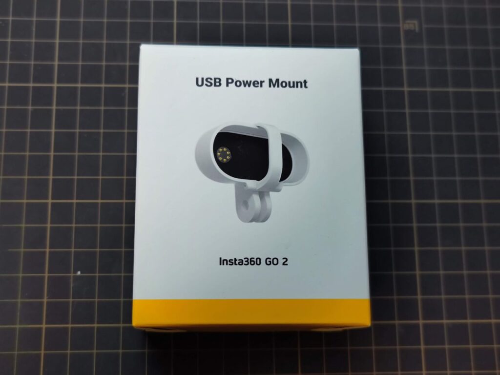 レビュー】Insta360 GO2 USBパワーマウント ～外部電源から給電して 