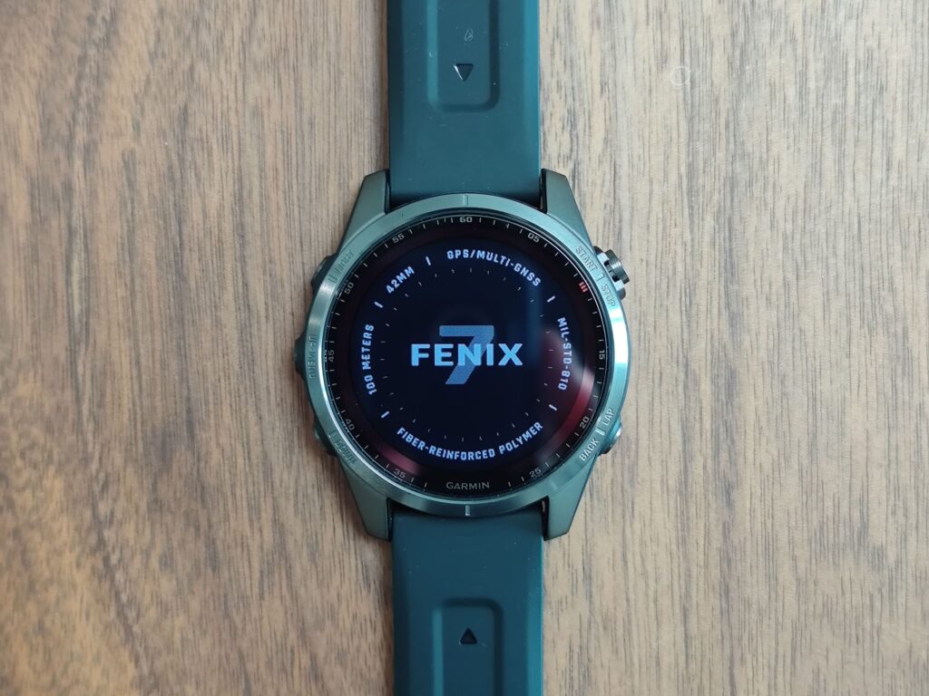 最新 ガーミン fenix 7S Sapphire Dual Power 腕時計(デジタル