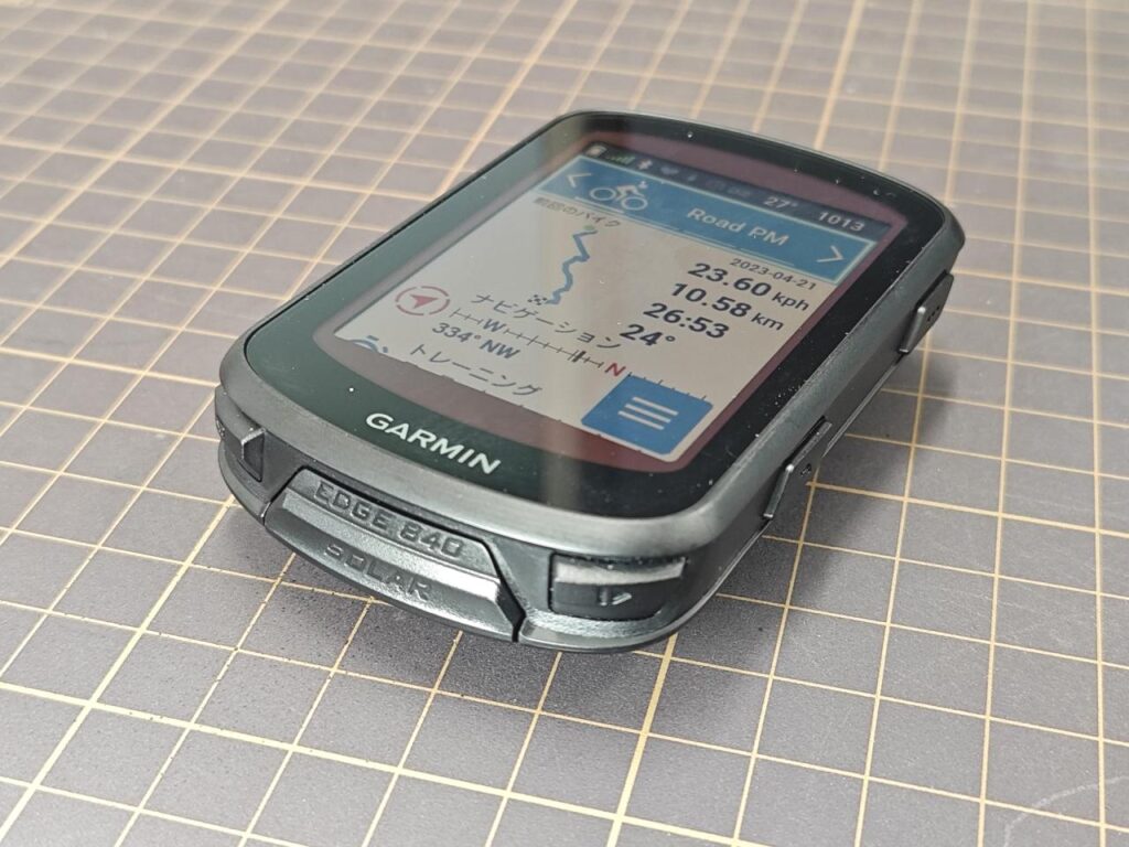 レビュー】GARMIN Edge840 Solar ～トレーニング用品からガジェットへ